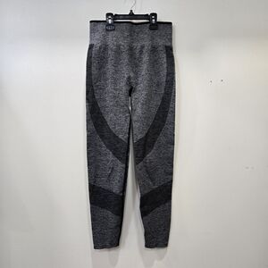 Pink Victoria Secret Grey & Black Seamless Leggings Size M